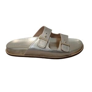 Cole Haan Marisol Footbed Sandal Womens Size 11B Soft Gold Leather Slides W32385